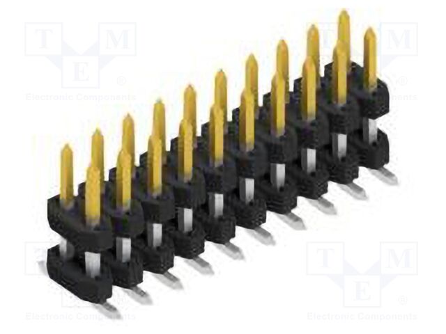 Connector: pin strips; pin header; male; PIN: 20; 2mm; SMT; 2x10