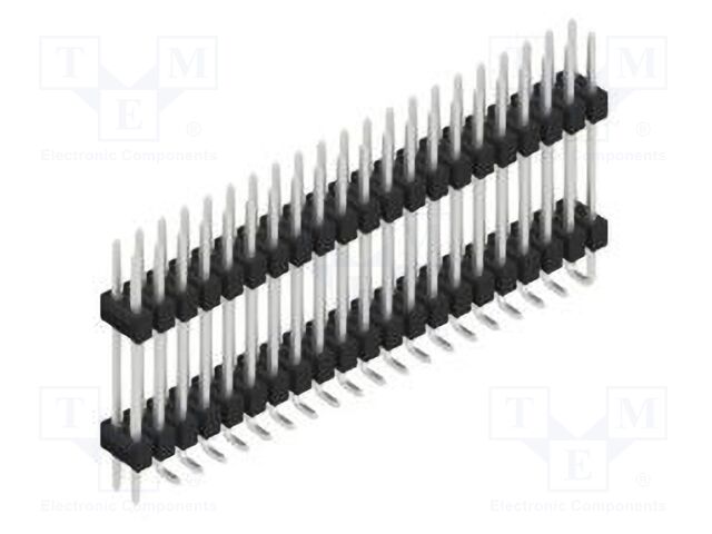 Connector: pin strips; pin header; male; PIN: 42; 2.54mm; SMT; 2x21