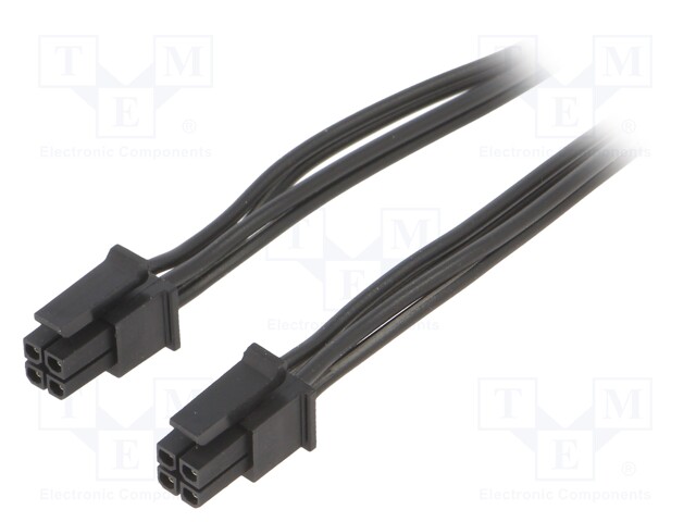Cable; Micro-Fit 3.0; female-female; PIN: 4; 0.8m; 4A; TLYp; 0.35mm2