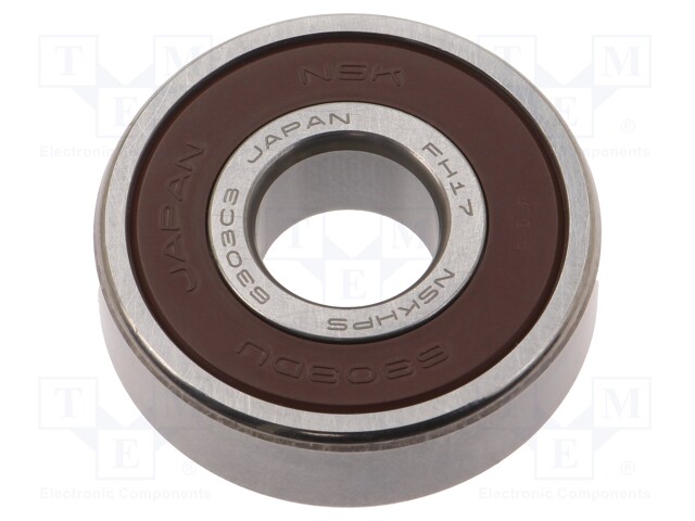 Bearing: ball; Øint: 17mm; Øout: 47mm; W: 14mm; bearing steel