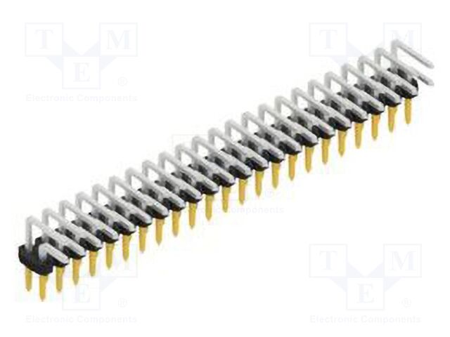 Connector: pin strips; pin header; male; PIN: 46; 2mm; THT; 2x23
