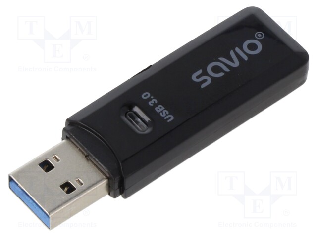 Card reader: memory; USB A plug; USB 3.0; PnP; 5Gbps
