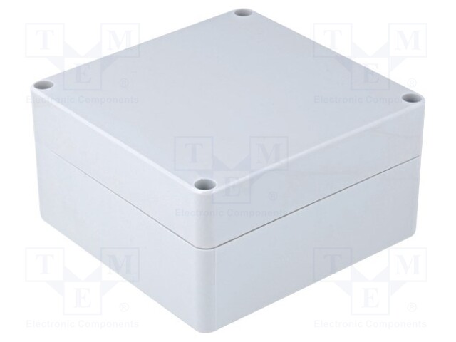 Enclosure: multipurpose; X: 120mm; Y: 122mm; Z: 65mm; EURONORD; grey