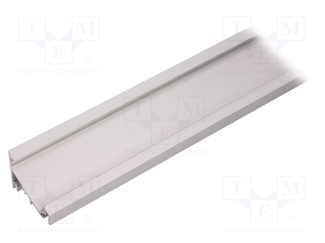 Profiles for LED modules; angular; natural; L: 1m; aluminium