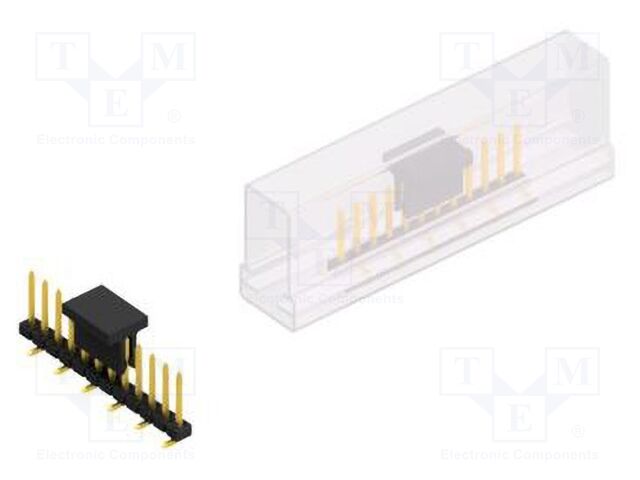Connector: pin strips; pin header; male; PIN: 12; 2mm; SMT; 1x12