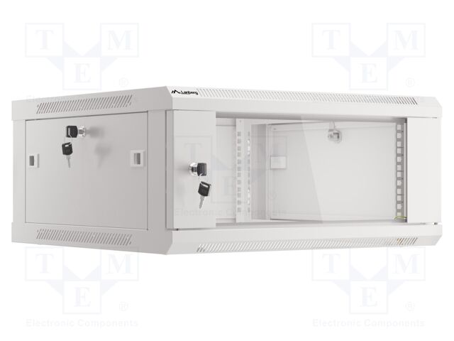 Enclosure: rack cabinet; Standard: 19"; 4U; grey; Z: 600mm; X: 600mm