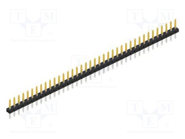 Connector: pin strips; pin header; male; PIN: 38; 2mm; THT; 1x38