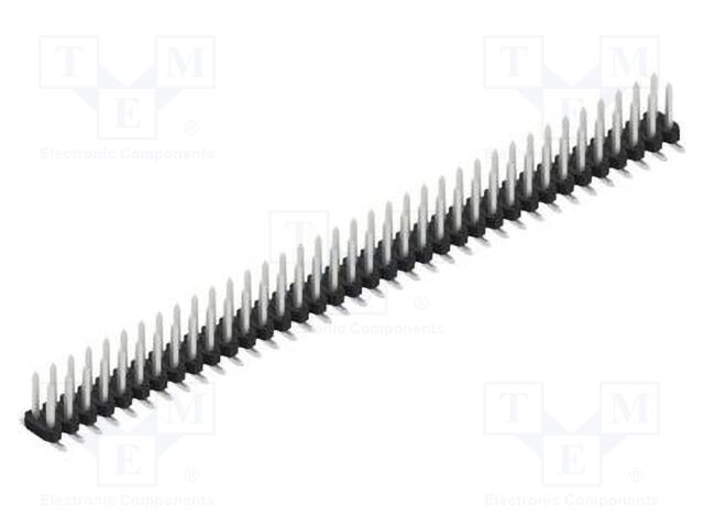Connector: pin strips; pin header; male; PIN: 72; 2mm; SMT; 2x36