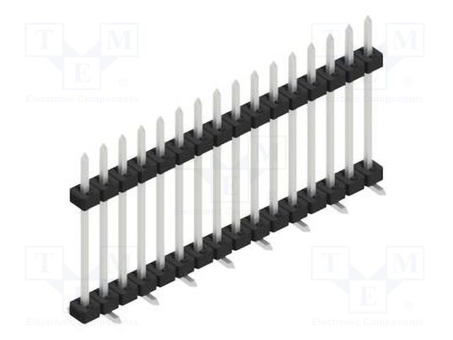 Connector: pin strips; pin header; male; PIN: 16; 2mm; SMT; 1x16