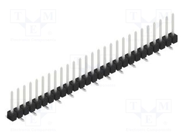 Connector: pin strips; pin header; male; PIN: 27; 2.54mm; SMT; 1x27