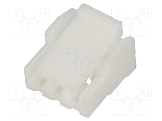 Plug; wire-board; female; 1.25mm; PIN: 3; w/o contacts; for cable