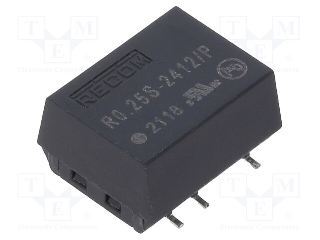 Converter: DC/DC; 0.25W; Uin: 21.6÷26.4V; Uout: 12VDC; Iout: 21mA