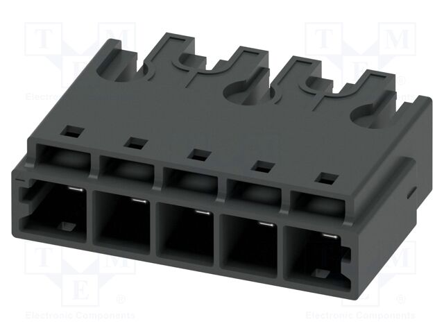 PCB headers, nominal cross section: 4 mm2, color: black, nom