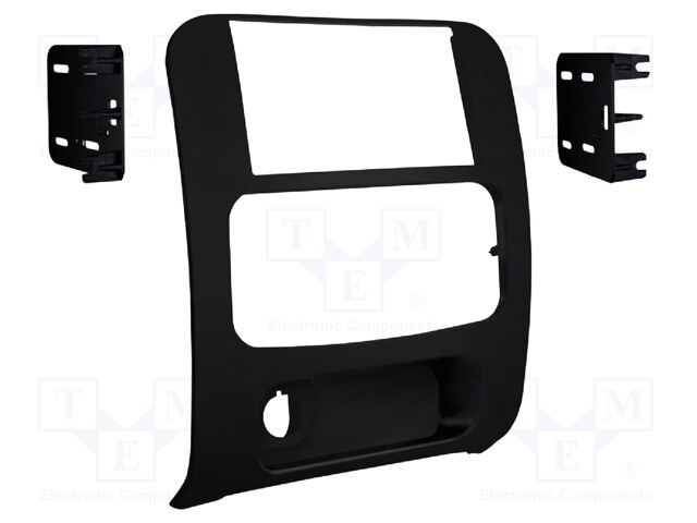 Radio frame; Jeep; 2 DIN; black