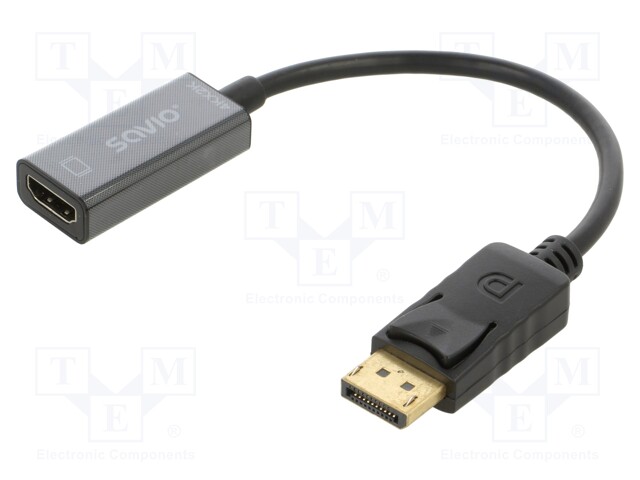 Adapter; DisplayPort 1.2,HDMI 1.4; 0.2m; black; black