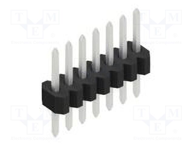 Connector: pin strips; pin header; male; PIN: 7; 1.27mm; THT; 1x7