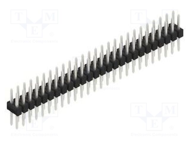 Connector: pin strips; pin header; male; PIN: 52; 2.54mm; THT; 2x26