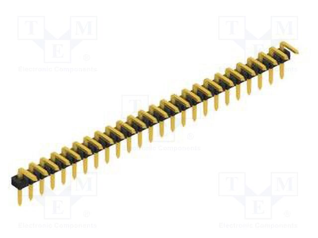 Connector: pin strips; pin header; male; PIN: 25; 2mm; THT; 1x25