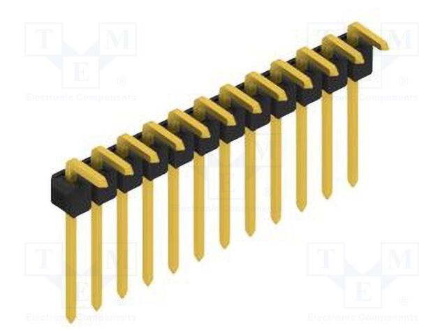Connector: pin strips; pin header; male; PIN: 12; 2.54mm; THT; 1x12