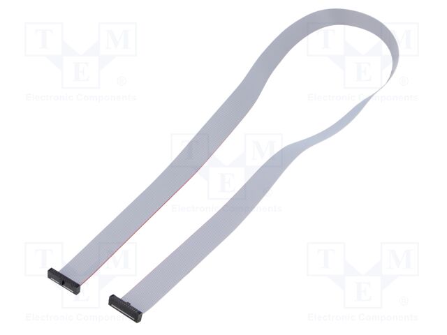 Ribbon cable with IDC connectors; Tape ph: 0.64mm; 609.6mm