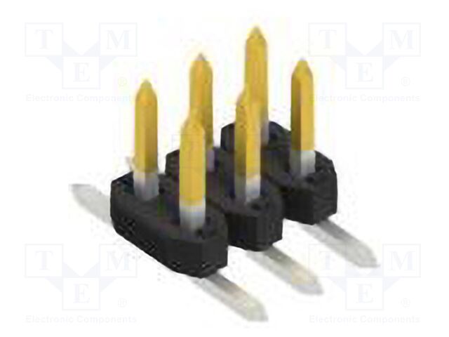 Connector: pin strips; pin header; male; PIN: 6; 2mm; SMT; 2x3; 100V