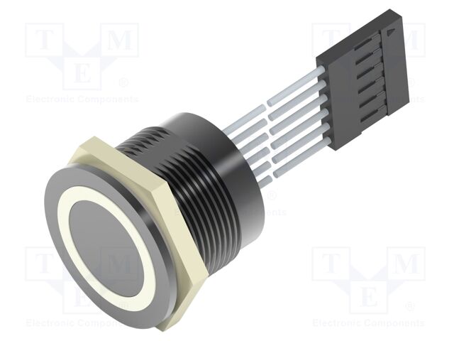 Switch: piezoelectric; Pos: 2; SPST; 1A/24VAC; 1A/24VDC; IP68; RGB