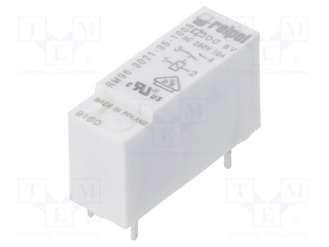 Relay: electromagnetic; SPST-NO; Ucoil: 5VDC; 8A/250VAC; 8A/24VDC