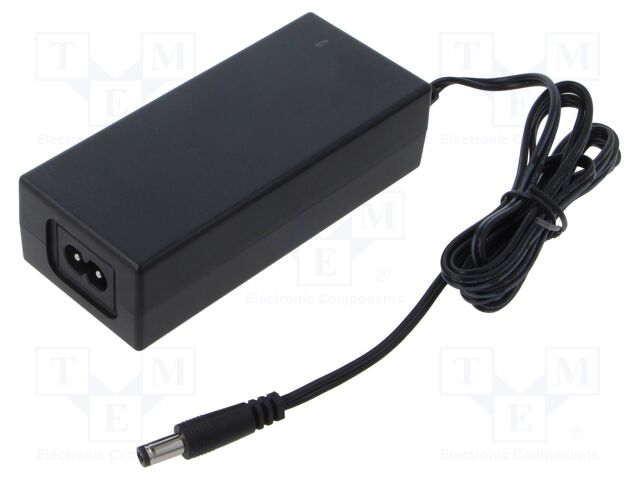 Power supply: switching; 12VDC; 5A; Out: 5,5/2,5; 60W; 90÷264VAC