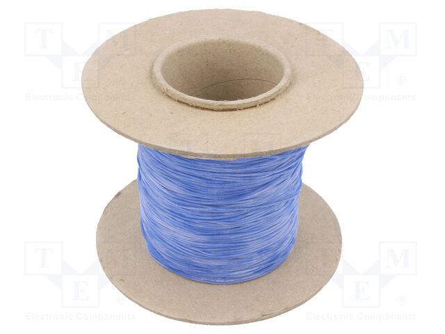 Insulating tube; Mat: silicone; blue; Øint: 0.5mm