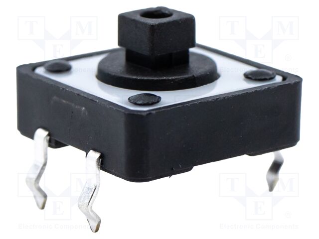 Microswitch TACT; SPST-NO; Pos: 2; 0.05A/12VDC; THT; 2.55N; 7.3mm