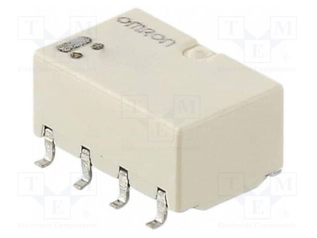 Relay: electromagnetic; DPDT; Ucoil: 5VDC; Icontacts max: 1A; PCB