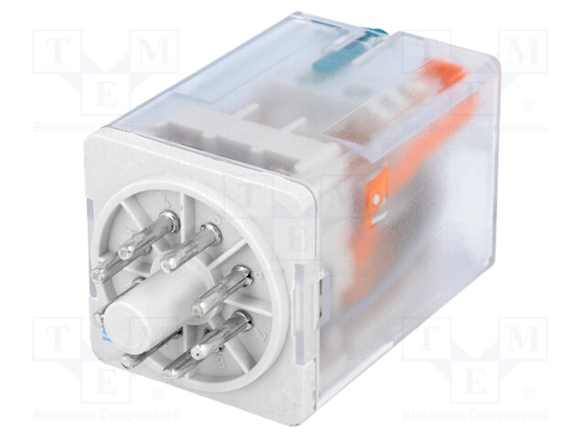Relay: electromagnetic; DPDT; Ucoil: 24VDC; 10A/250VAC; 10A/24VDC