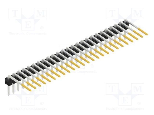 Connector: pin strips; pin header; male; PIN: 25; 2.54mm; THT; 1x25