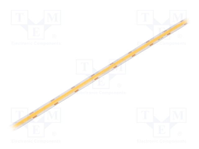 COB LED tape; white warm; 12V; LED/m: 480; 8mm; IP20; 8W/m; bendable