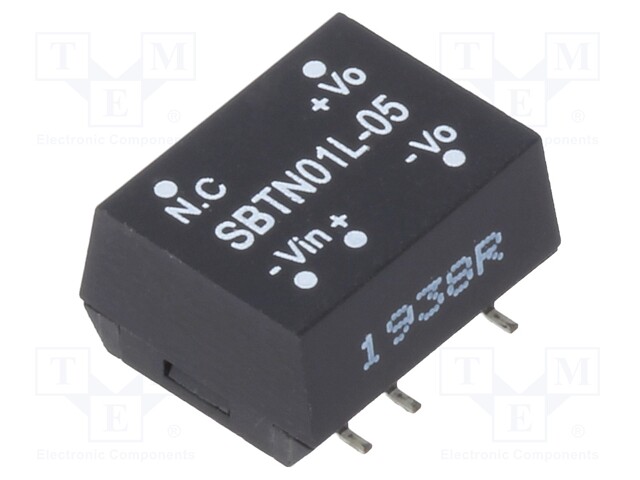 Converter: DC/DC; 1W; Uin: 4.5÷5.5V; 5VDC; Iout: 20÷200mA; SMD; 1.1g