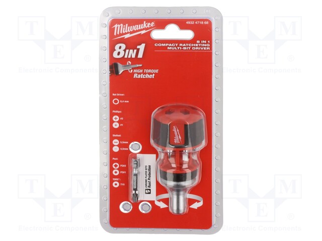 Kit: screwdriver; Phillips,Pozidriv®,slot,Torx®