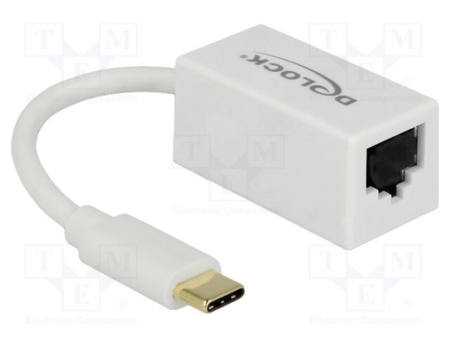 USB to Ethernet adapter; RJ45 socket,USB C plug; USB 3.1 Gen 1