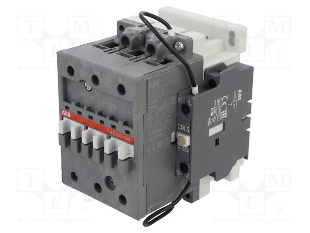 Contactor: 3-pole; NO x3; Auxiliary contacts: NC + NO; 17÷32VDC