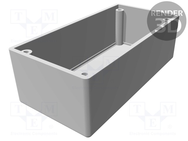 Enclosure: shielding; X: 66mm; Y: 130mm; Z: 55mm; black; IP54; UL94V-0