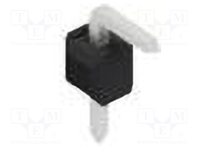 Connector: pin strips; pin header; male; PIN: 1; 2.54mm; THT; 1x1