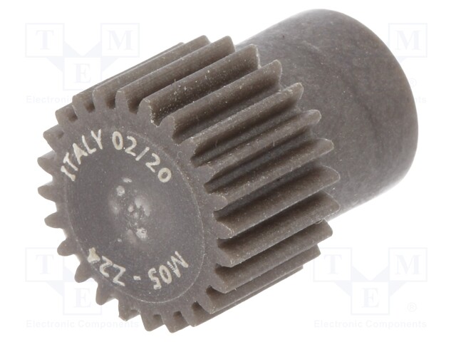Spur gear; whell width: 16mm; Ø: 13mm; Number of teeth: 24; ZCL