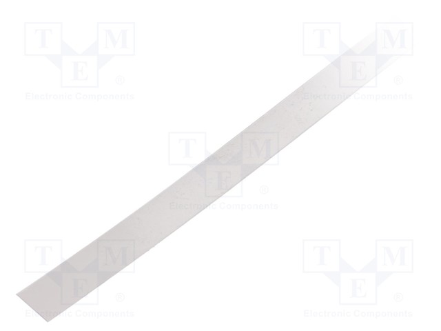 Cover for LED profiles; transparent; 2m; V: J; slide
