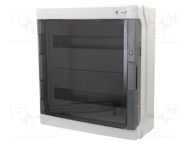 Enclosure: for modular components; IP65; light grey; ABS; 400V