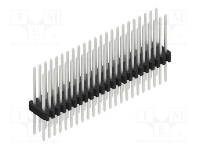 Connector: pin strips; pin header; male; PIN: 46; 1.27mm; THT; 2x23