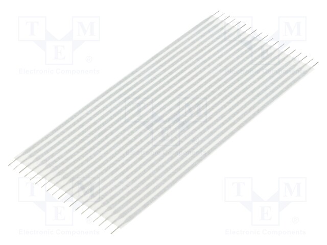 Connector: jumper cable; Cable ph: 2.54mm; L: 101.6mm; straight