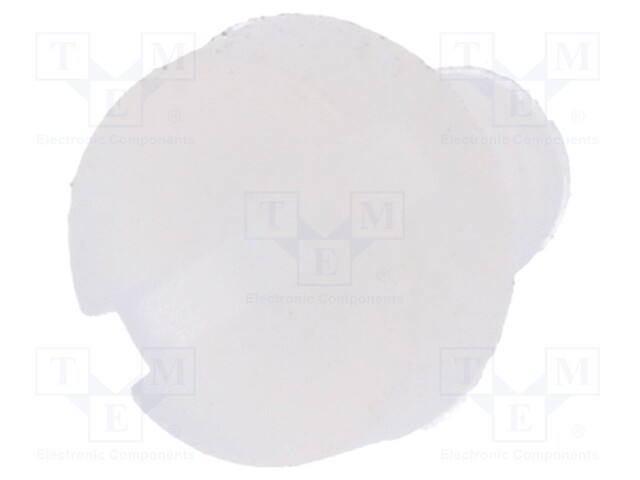 Screw; M3x4; 0.5; Head: cheese head; slotted; 0,9mm; polyamide