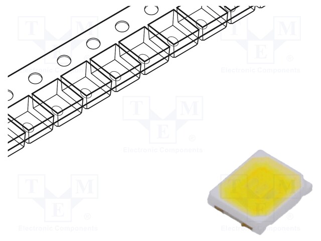 LED; white warm; 2800-3100K; 105÷115lm; 120°; 100mA; 8.4÷10.4V