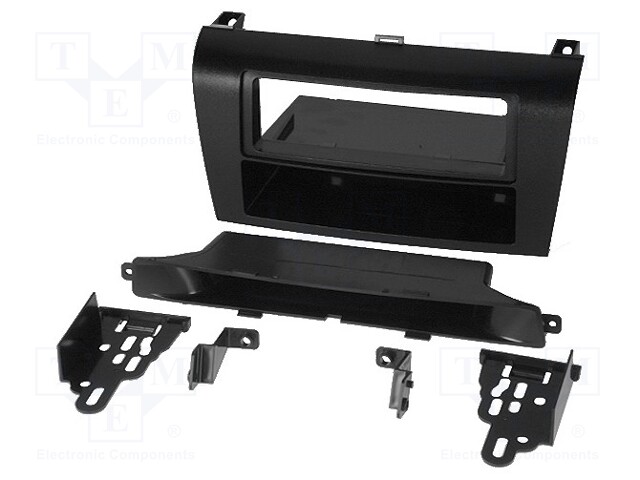 Radio mounting frame; Mazda; 1 DIN; black