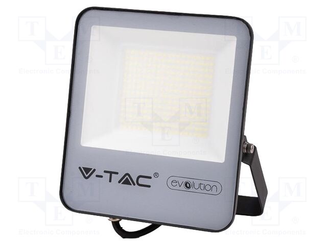 Lamp: LED flood light; 50W; 230VAC; white cold; 100°; 6500K; 25000h