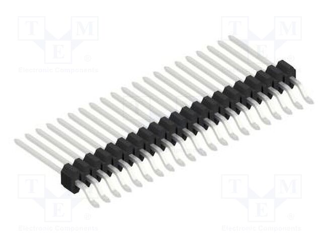 Connector: pin strips; pin header; male; PIN: 21; 1.27mm; SMT; 1x21